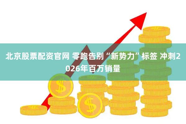 北京股票配资官网 零跑告别“新势力”标签 冲刺2026年百万销量
